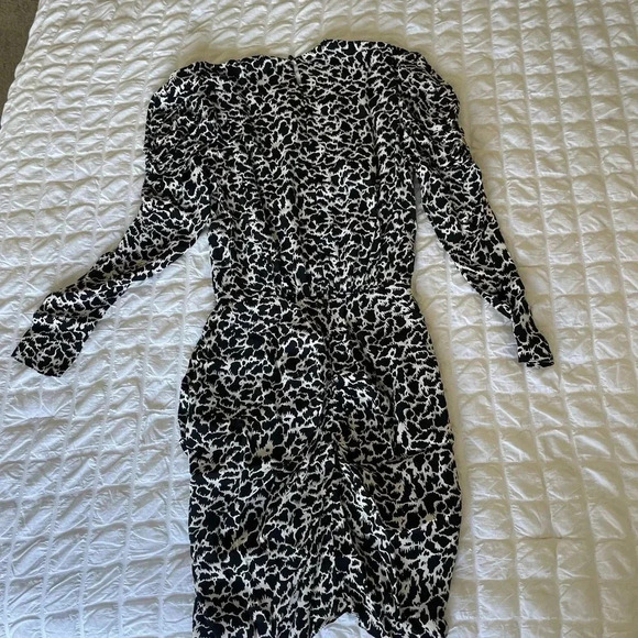 Isabel Marant Selwyn ruched printed dress - Picture 11 of 16